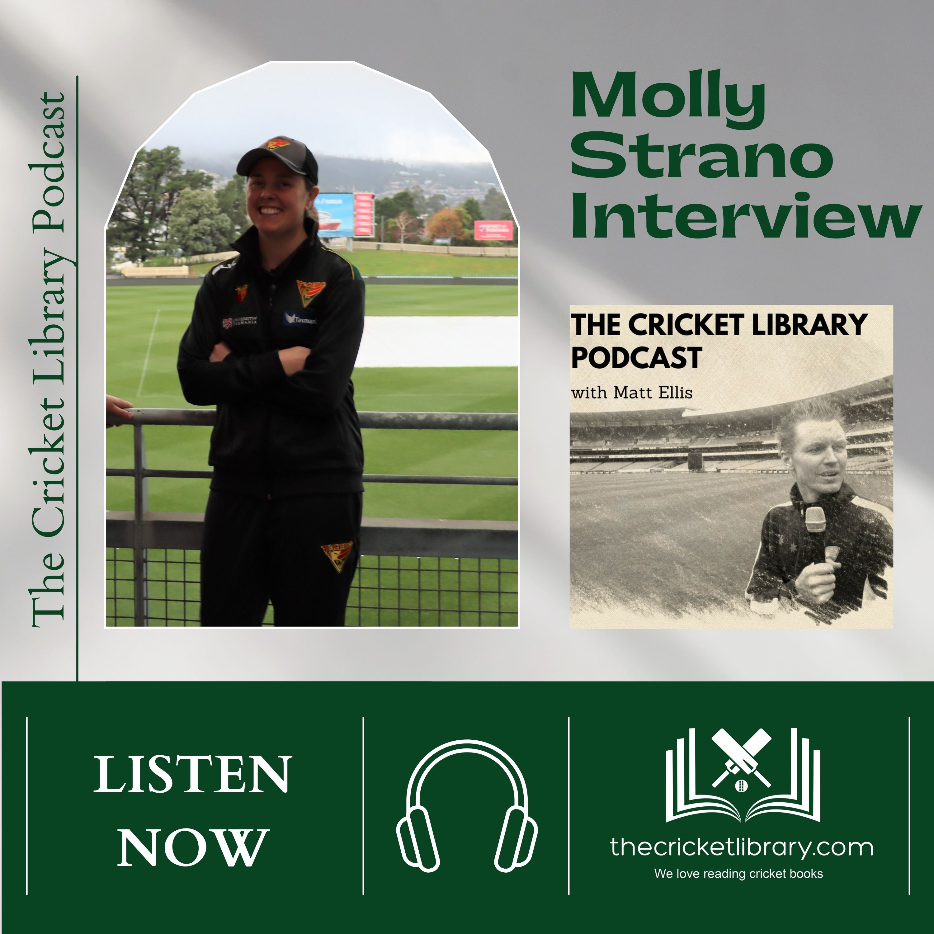 Molly Strano - Special Guest on the Cricket Library Podcast Image