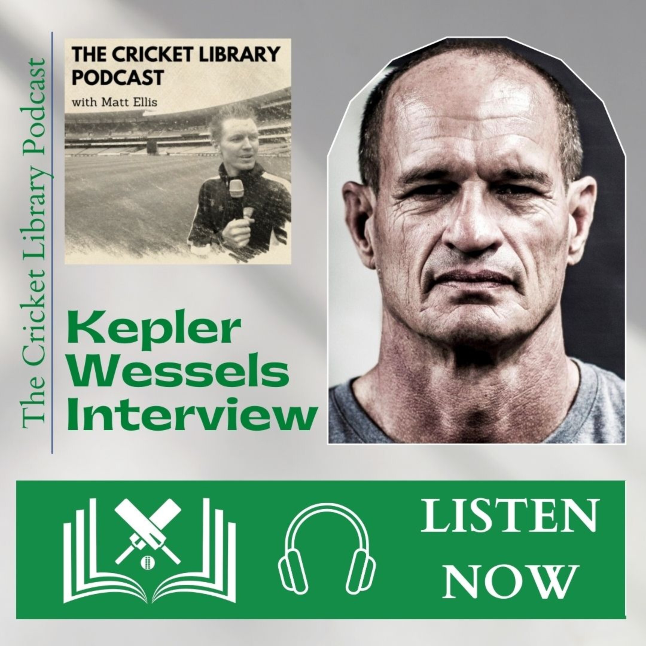 Kepler Wessels Special Guest On The Cricket Library Podcast