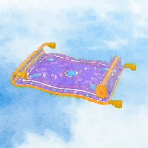 House on the Hill. Flying Carpet