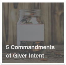 5 Commandments of Giver Intent