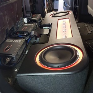 Fosgate powered subwoofer - rockford fosgate slimline subwoofer