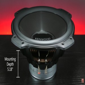 Kenwood shallow mount subwoofer - kenwood kfc w3016ps