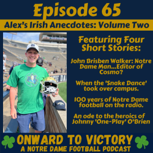 Sixty-Five: Alex’s Irish Anecdotes - Volume Two