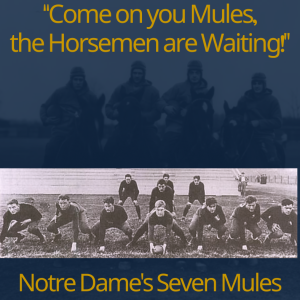 Ninety-Four: 'Come on you Mules, the Horsemen are Waiting!' - Notre Dame's Seven Mules