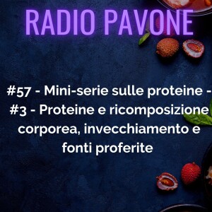 #57 -Mini-serie proteine, Ricomposizione corporea, invecchiamento e fonti