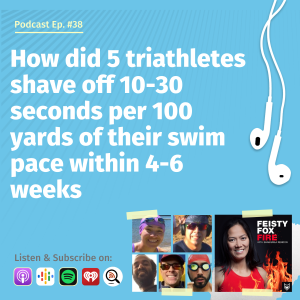 How did 5 triathletes shave off 10-30 seconds per 100 yards of their swim pace within 4-6 weeks