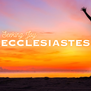 Ecclesiastes part 2 - Seeking Joy with Open Hands
