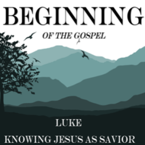Beginning of Luke - Knowing Jesus as Savior