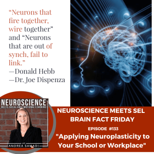 Brain Fact Friday "Applying Neuroplasticity to Your School or Workplace"