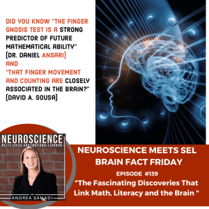 Brain Fact Friday on "The Fascinating Discoveries That Link Math, Literacy and the Brain"