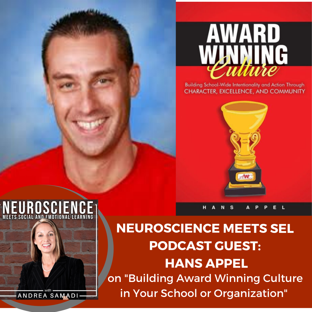 Author Hans Appel on "Building an Award Winning Culture in Your School or Organization"