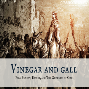 Vinegar & Gall Part 1: Lifted Up