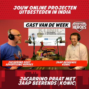 32. Jouw online projecten uitbesteden in India. Valkuilen & Tips - met als gast Jaap Beerends | de vrijdagmiddag van 01/11/2019
