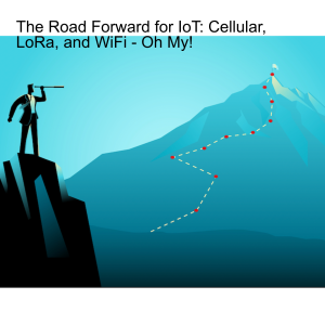 The Road Forward for IoT: Cellular, LoRa, and WiFi - Oh My!