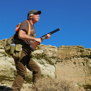 Blue sky, dry ground ... a pretty good chukar and valley quail hunt