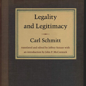 Legality and Legitimacy (Carl Schmitt)