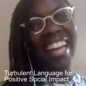 Turbulent Language for Positive Social Impact