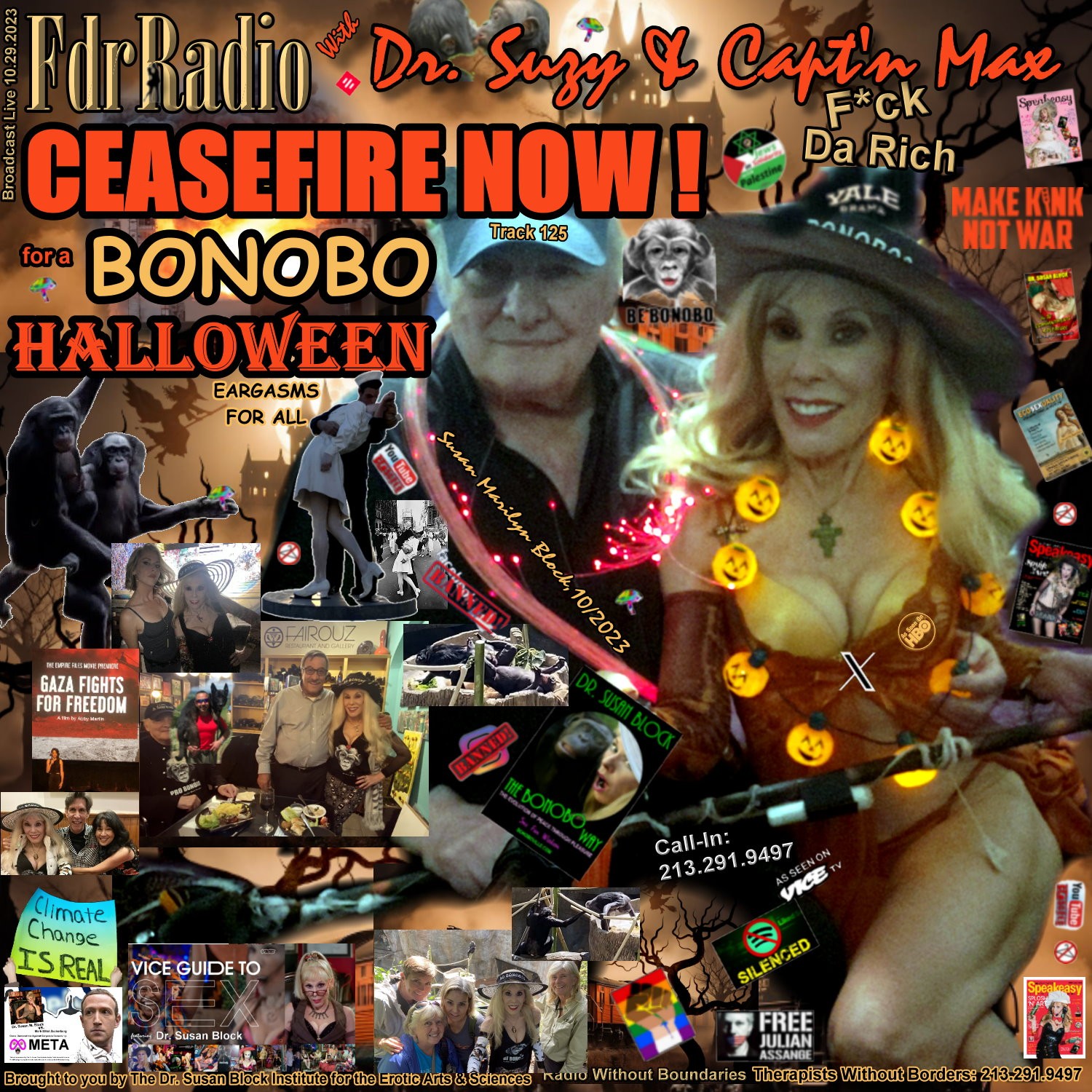 F.D.R. (F*ck Da Rich) @DrSuzy Ceasefire NOW for a Bonobo Halloween thumbnail