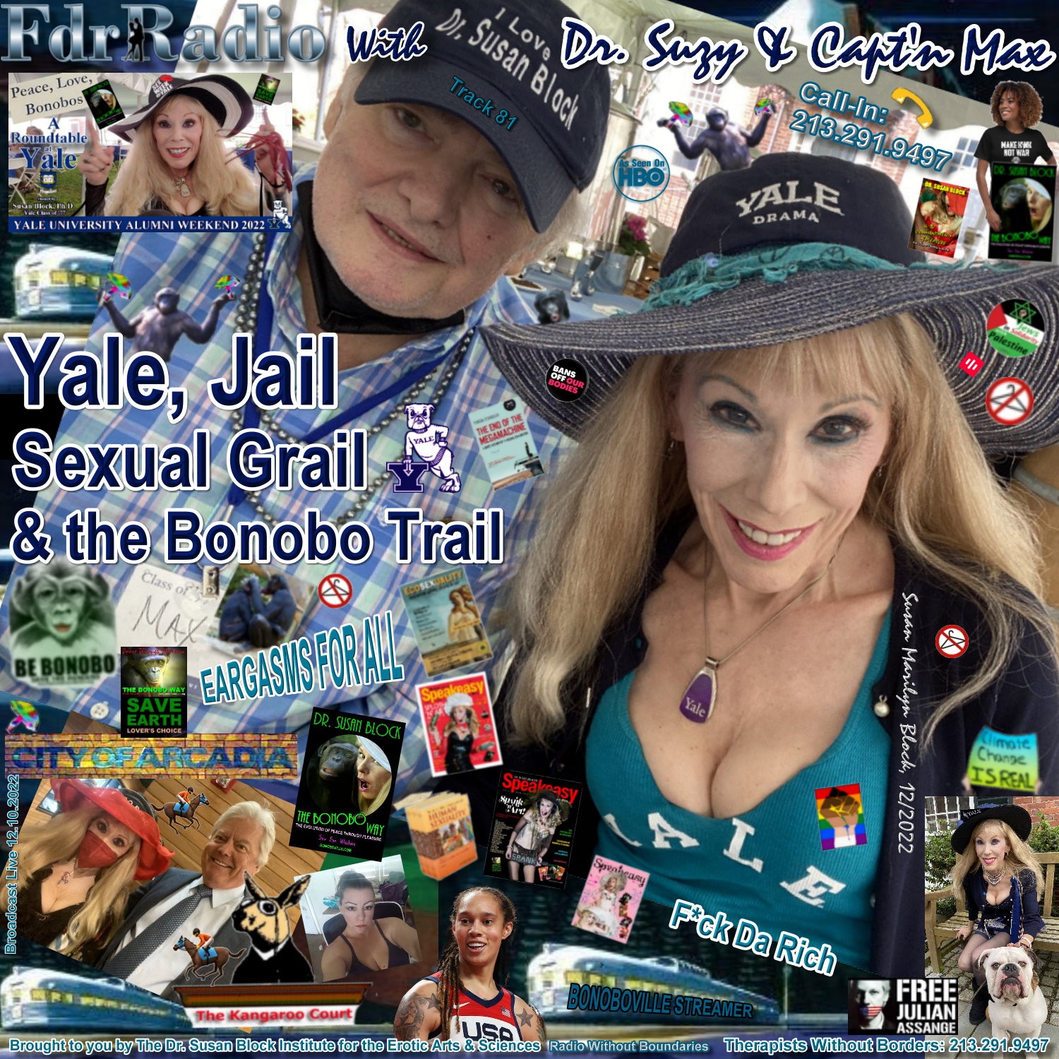 FDR Radio: @DRSuzy Yale, Jail, Sexual Grail & the Bonobo Trail thumbnail