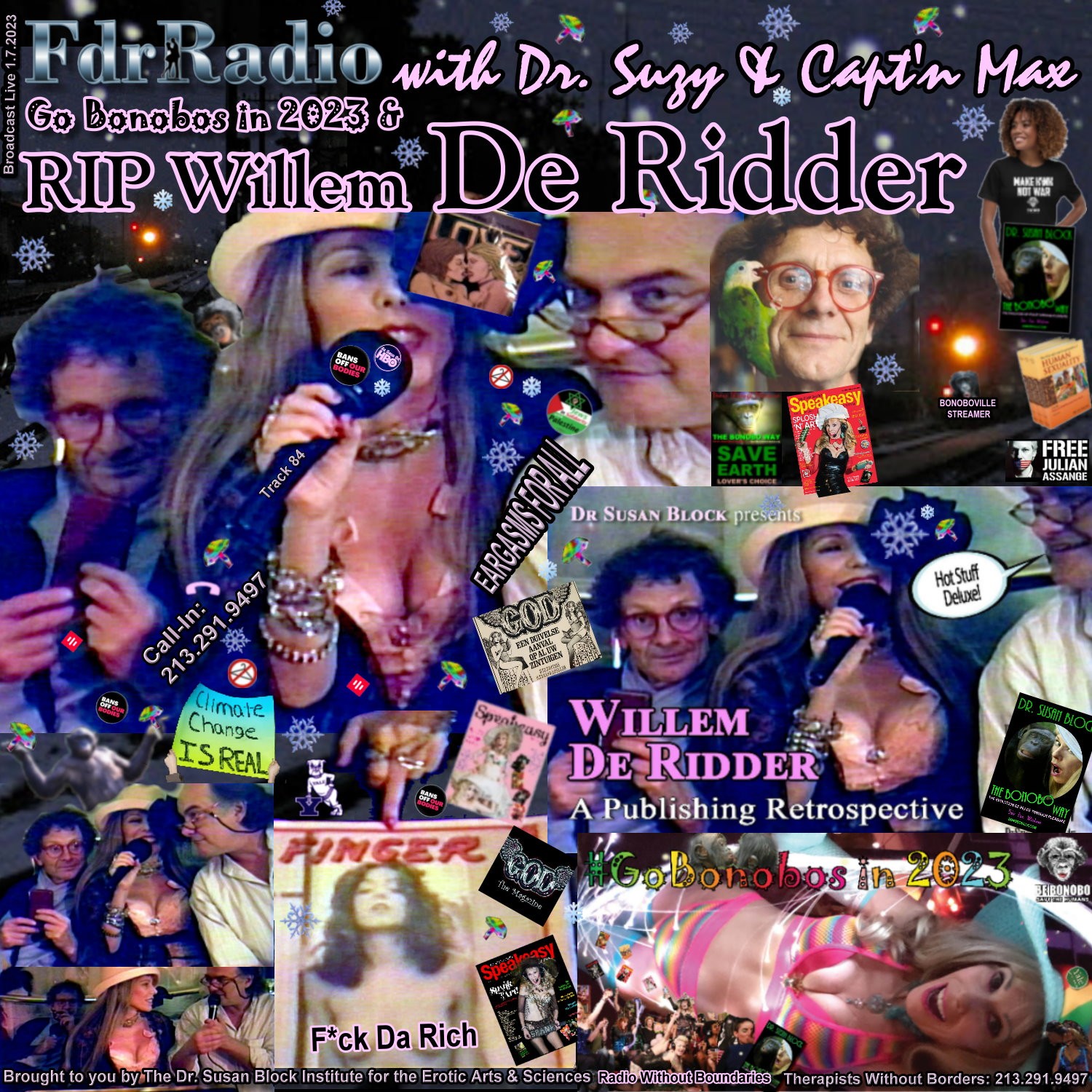 F.D.R. (F*ck Da Rich): @DrSuzy Go Bonobos in 2023 & RIP Willem De Ridder thumbnail