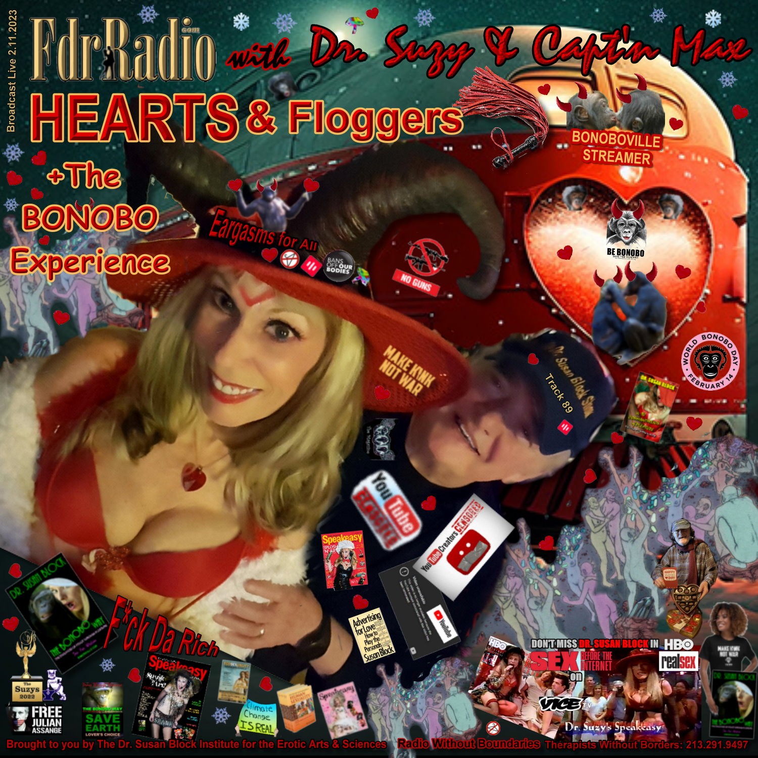 F.D.R. (F*ck Da Rich): @DrSuzy HEARTS & Floggers +The Bonobo Experience thumbnail