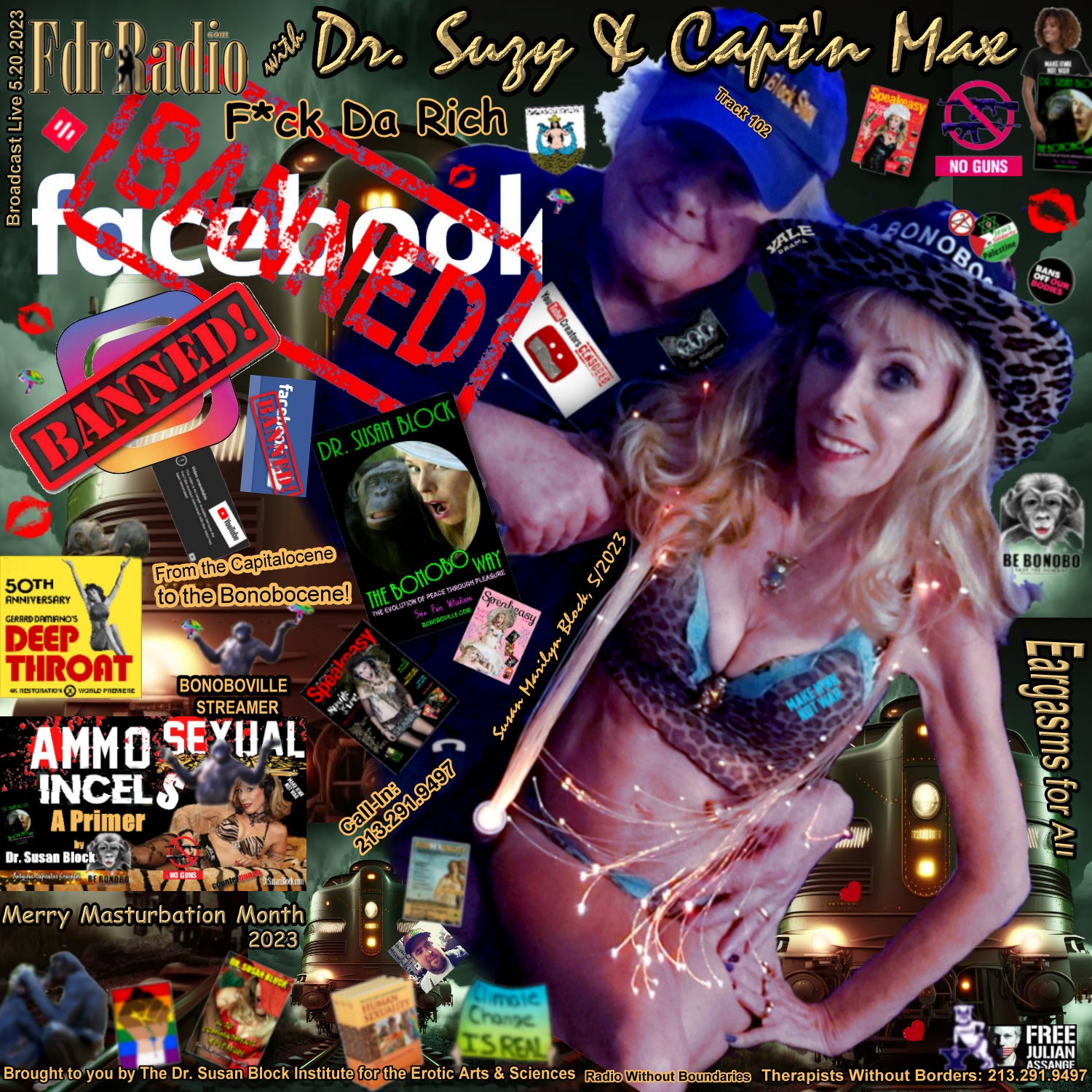 F.D.R. (F*ck Da Rich): @DrSuzy Banned on Facebook - & IG! thumbnail
