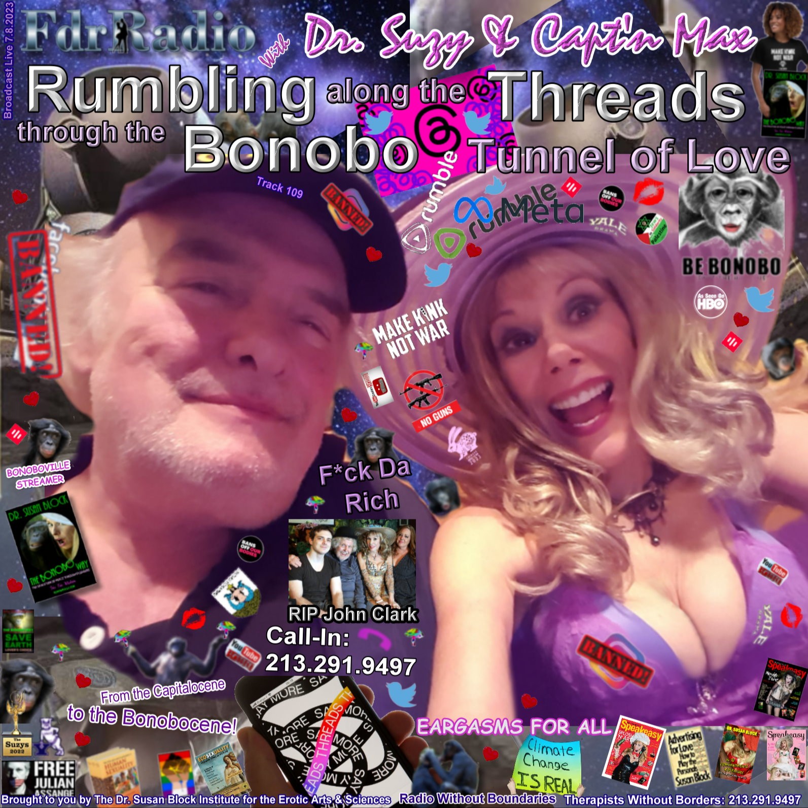 F.D.R. (F*ck Da Rich) @DrSuzy Rumbling Along the Threads through the Bonobo Tunnel of Love thumbnail