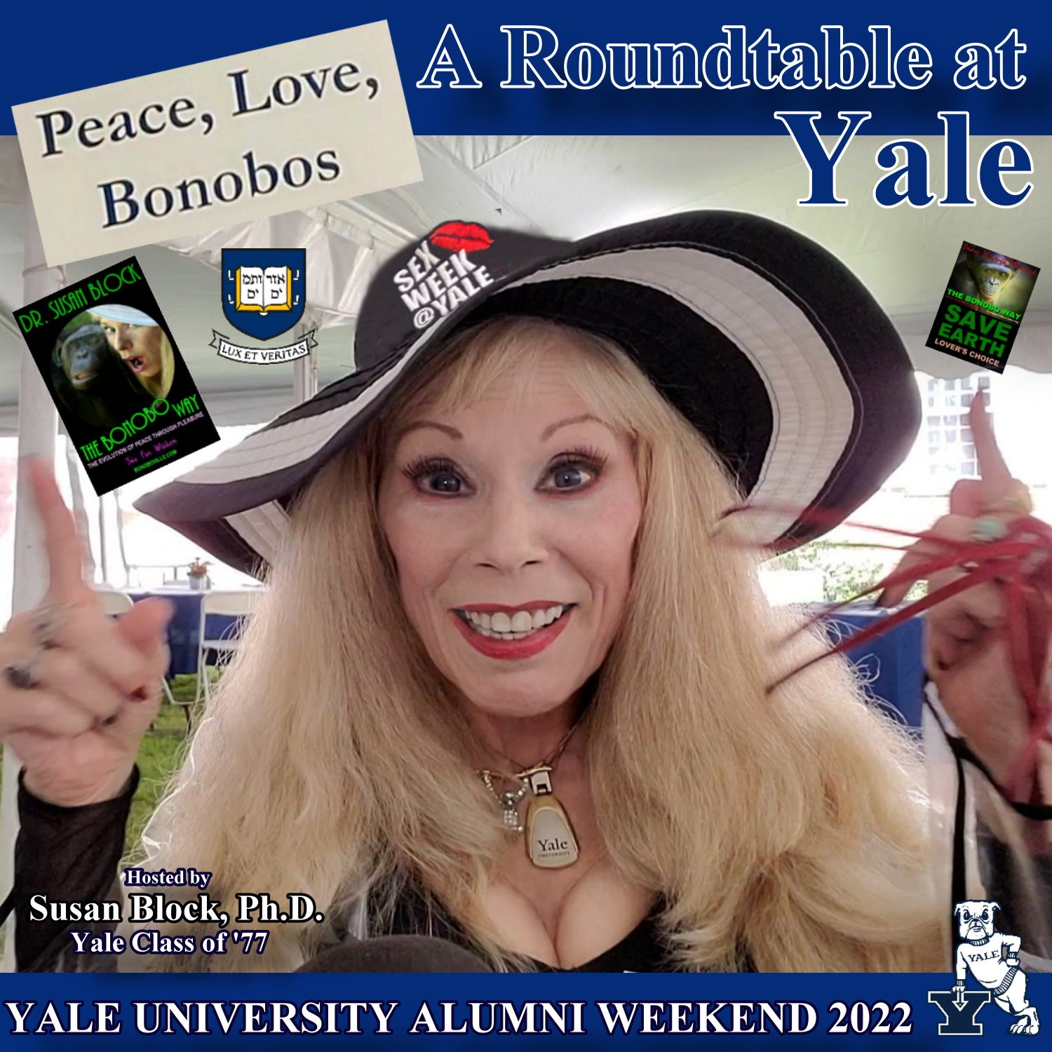 Yale Roundtable: @DrSuzy Peace, Love, Bonobos (and Sex Week at Yale)! thumbnail
