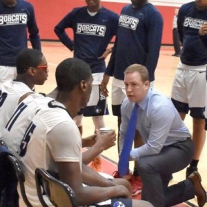 Dan Tortora with Danny Frisina, who's in his 2nd season w/ the Bryant & Stratton Men's Basketball Program he started