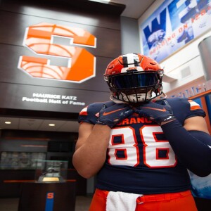 DT on the Recruiting Trail - 2023 Syracuse TE Commit David Clement speaks following Anae & White leaving Orange