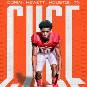 Dan Tortora with Dorian Hewett, Safety out of North Shore in Houston, Texas, VERBALLY COMMITTED to Syracuse Football for the Incoming 2019 Recruiting Class