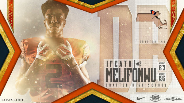 Dan Tortora is joined by 2017 Syracuse Signee WR/DB Ifeatu Melifonwu to Tell His Story, Including 