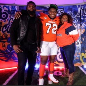 TICKET TO THE ORANGE - Dan Tortora with J’Onre Reed, Transfer Offensive Lineman to Syracuse Football for Incoming 2023 Class