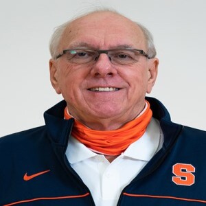 Syracuse Orange 2022-23 Men’s Basketball Season - Dan Tortora with Head Coach Jim Boeheim