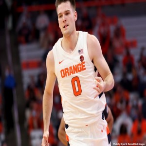 Dan Tortora with Jimmy Boeheim & Head Coach Jim Boeheim on team leaving it all on the floor with Buddy out