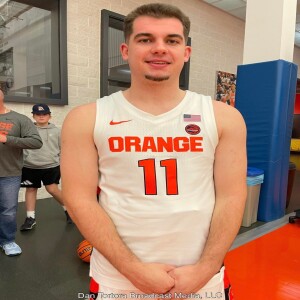 Syracuse Orange 2022-23 Men’s Basketball Season - Dan Tortora with returning SG Joe Girard, III