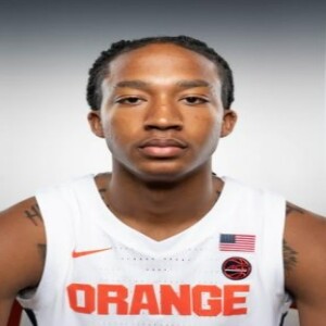 Dan Tortora with Syracuse F Maliq Brown following his 1st Career Double-Digit Scoring Game in College