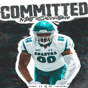 EXCLUSIVE - Dan Tortora welcomes 2023 DL/TE Matt Scicchitano for his FIRST INTERVIEW since Committing to Coastal Carolina