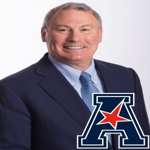 Dan Tortora with American Athletic Conf Commish Mike Aresco on Team Departures & New Team Timetable