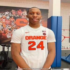 Syracuse Orange 2022-23 Men’s Basketball Season - Dan Tortora with incoming freshman G Quadir Copeland