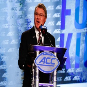 ACC SPECIAL - Dan Tortora with Atlantic Coast Conference Commissioner John Swofford