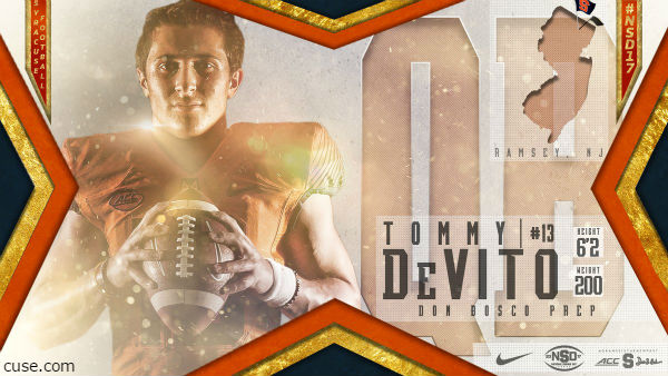 Dan Tortora is joined by 2017 Syracuse Signee QB Tommy DeVito to Tell His Story, Including 