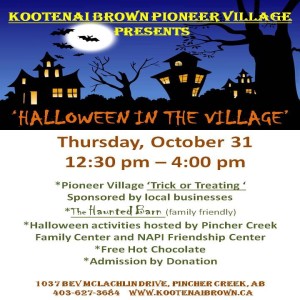 Kootenai Brown NOW - Halloween In the Village