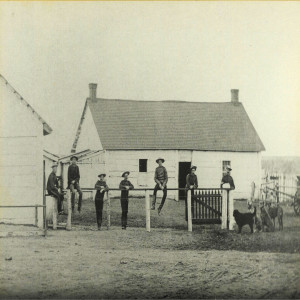 NORTH WEST MOUNTED POLICE HORSE BARN - 1878