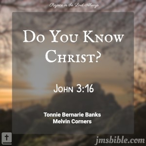 Do You Know Christ?
