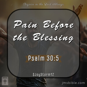 Pain Before the Blessing