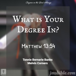 What is Your Degree In?