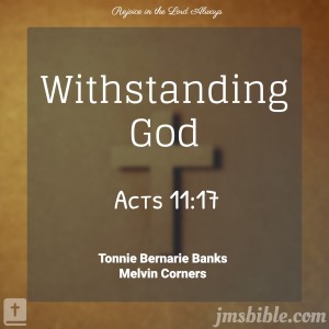 Withstanding God
