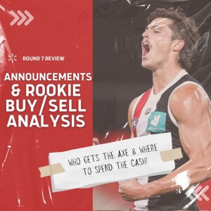 Announcements & Rookie Buy/Sell Analysis