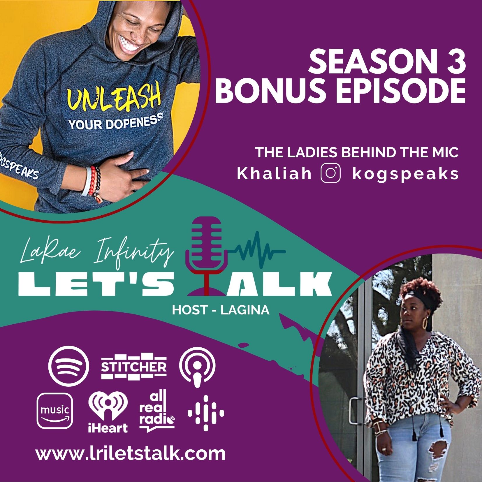 LaRae Infinity Let\'s Talk Podcast